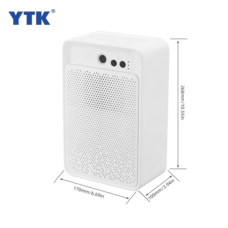 Portable Family Mini Household White Blue Low Noise Energy Saving Electric Semiconductor Basement Dehumidifier 1000ML