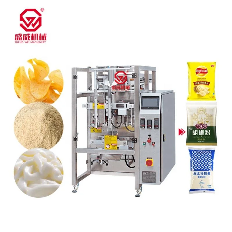 Vffs Low Cost Salt Sachet Packaging Machines Flour Automatic Pouch Price Filling Food Multifunction Powder Packing Machine