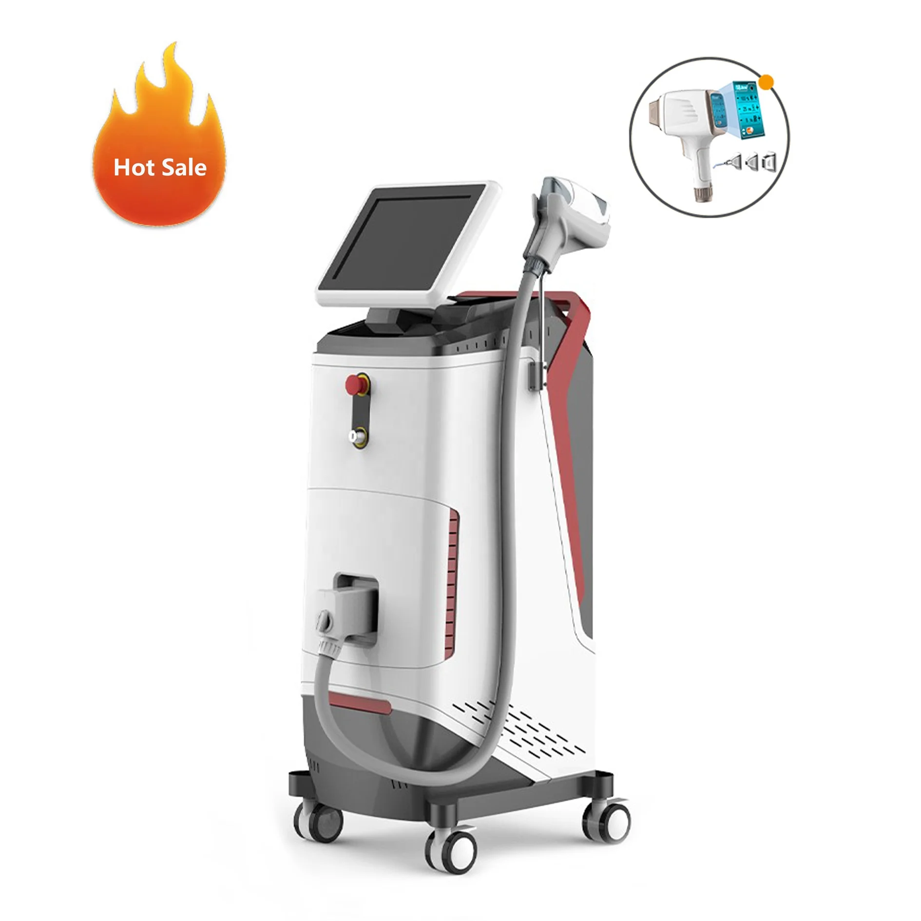 Diode Laser 755 808 940 1064/Laser Hair Removal Machine Diode Laser Hair Removal With 2000w Treatment Head