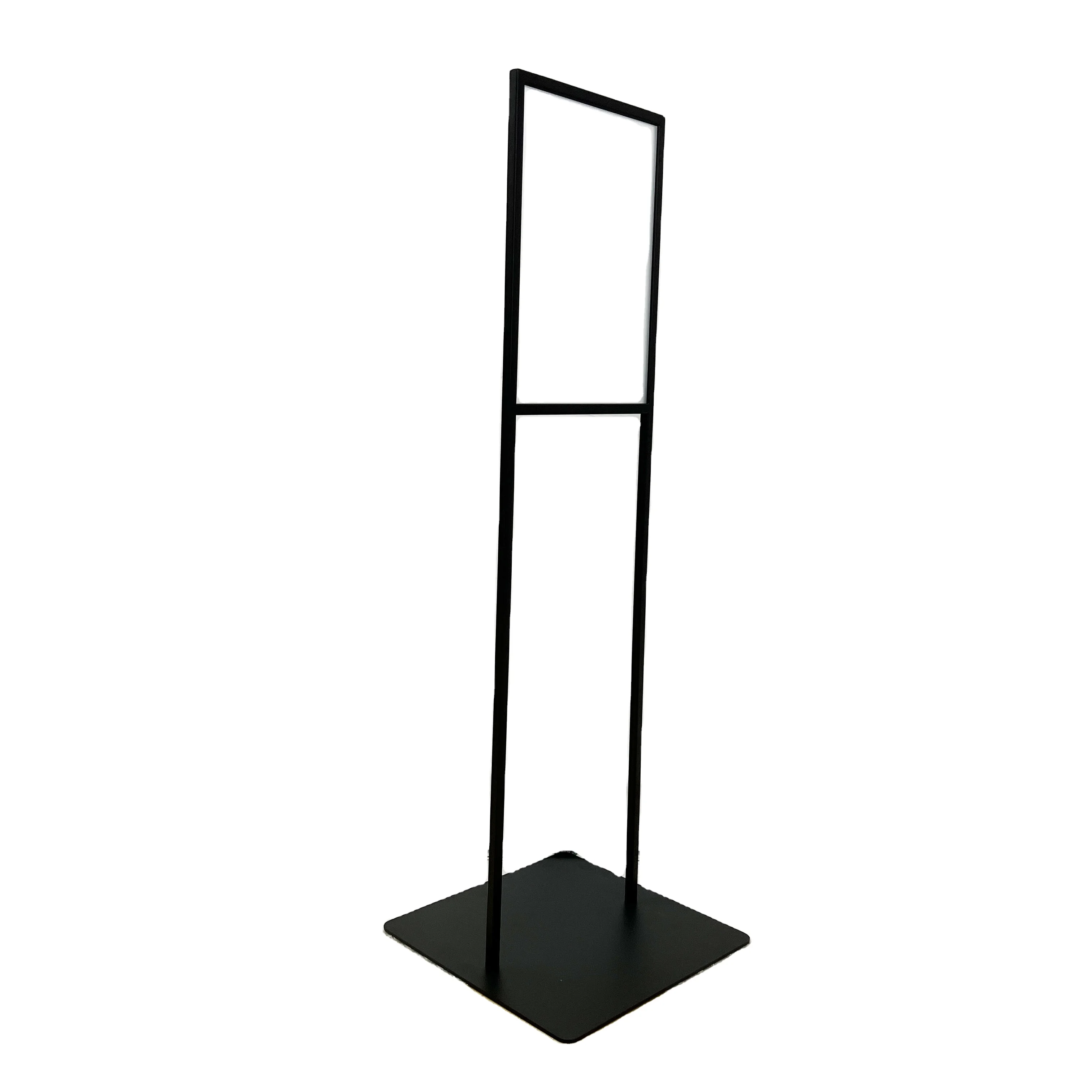 Customized Supermarket Store Metal Floor Standing Display Sign Holder