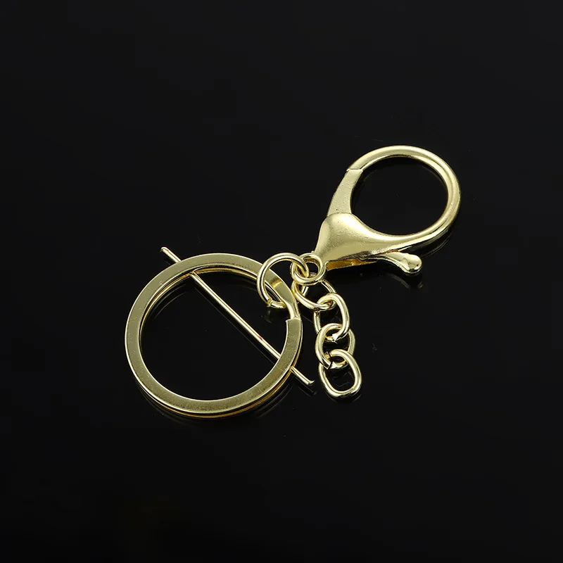 33mm*70mm Key Chain Metal Lobster Clasp Hook Key Chains Key Ring Chain for Bag Toys Accessories