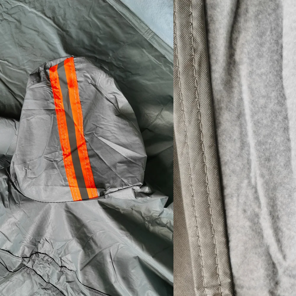 Универсальный полностью растягивающийся автомобильный чехол, водонепроницаемый пыленепроницаемый чехол для снега 125 г PEVA с хлопком подходит для любой погоды для автомобиля и внедорожника