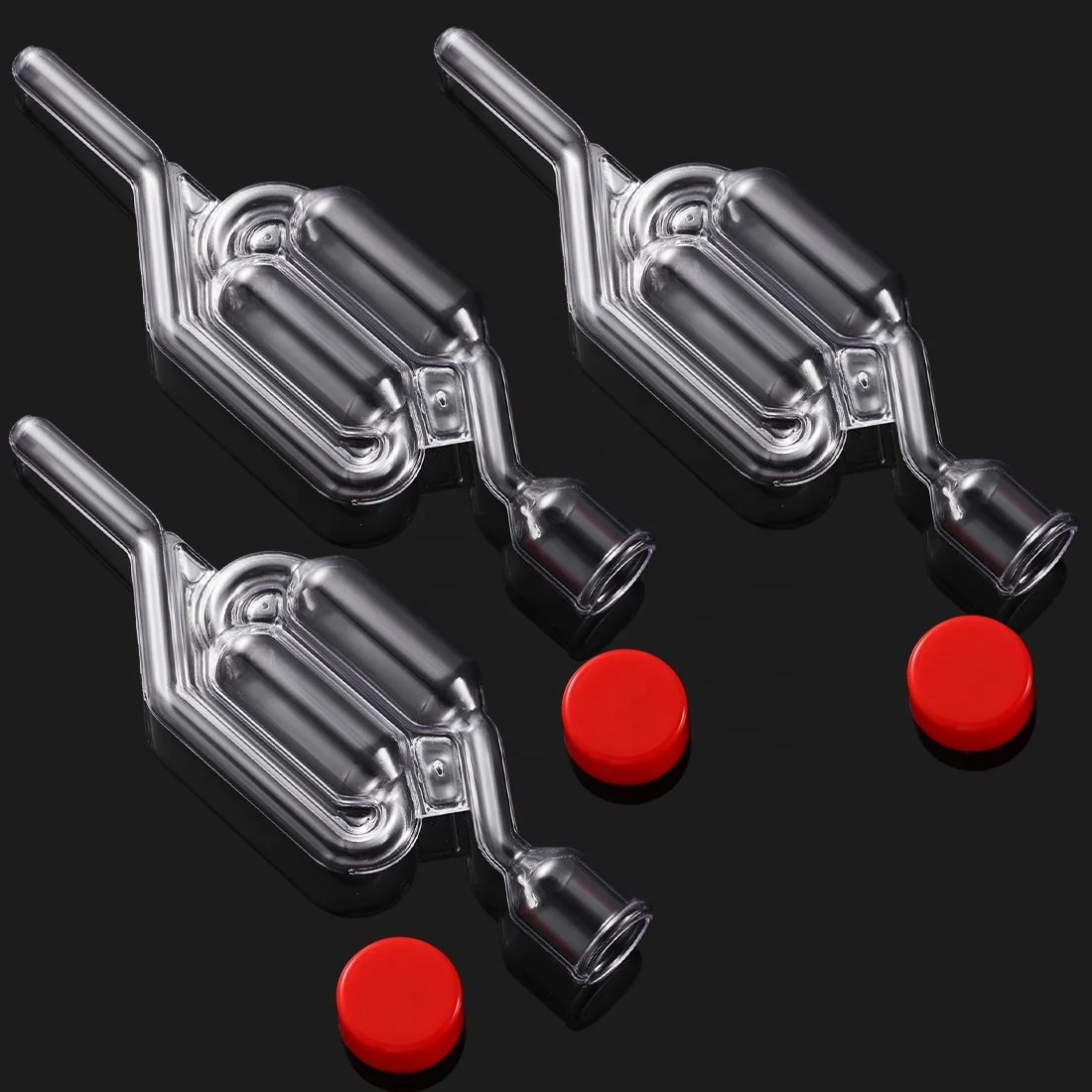 Высокопрозрачные воздушные шлюзы для брожения для варки пива, вина, домашнего брожения, Carboy