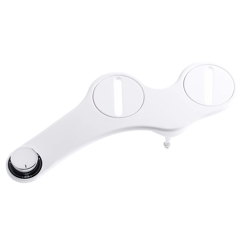Single cleaning nozzle mechanical bidet toilet attachment