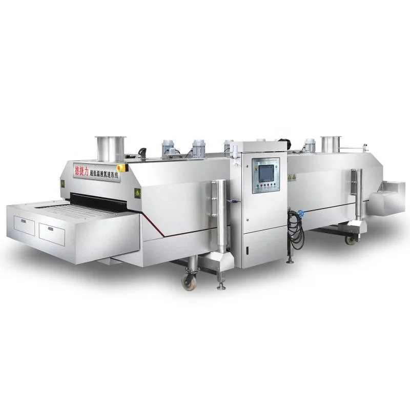 Промышленный туннель для жидкого азота замораживание мяса/низкотемпературный морозильник для быстрого замораживания еды