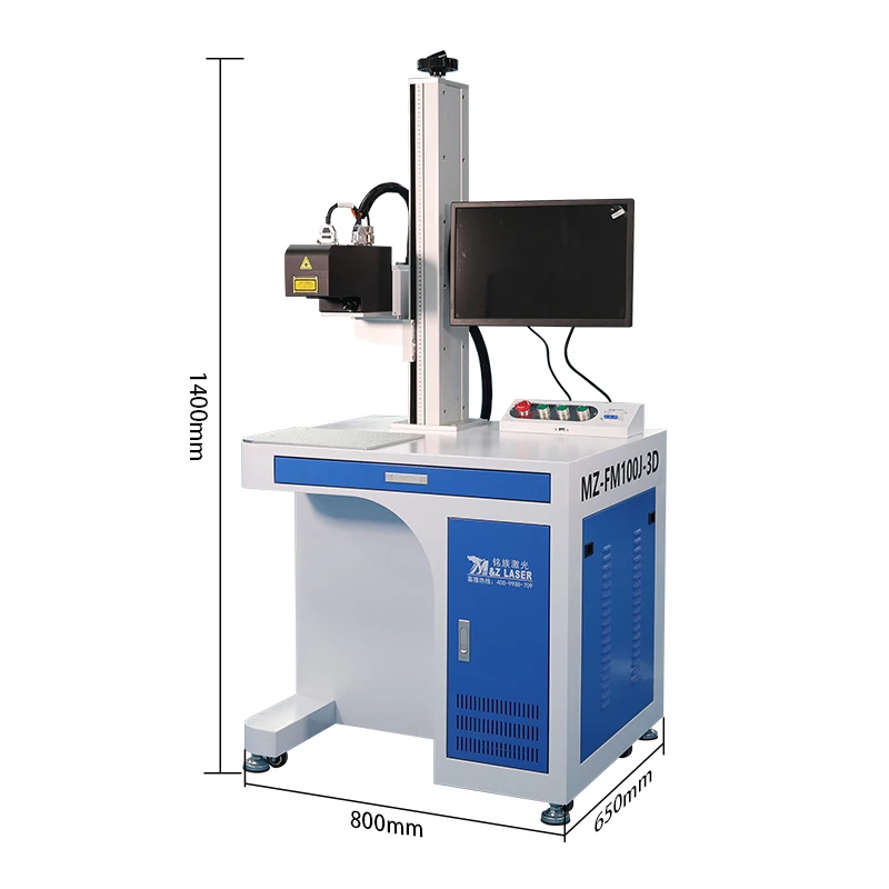 50W/60W/100W JPT Fiber Laser Marking Machine Dynamic Focusing Standard Machinery for Small Business