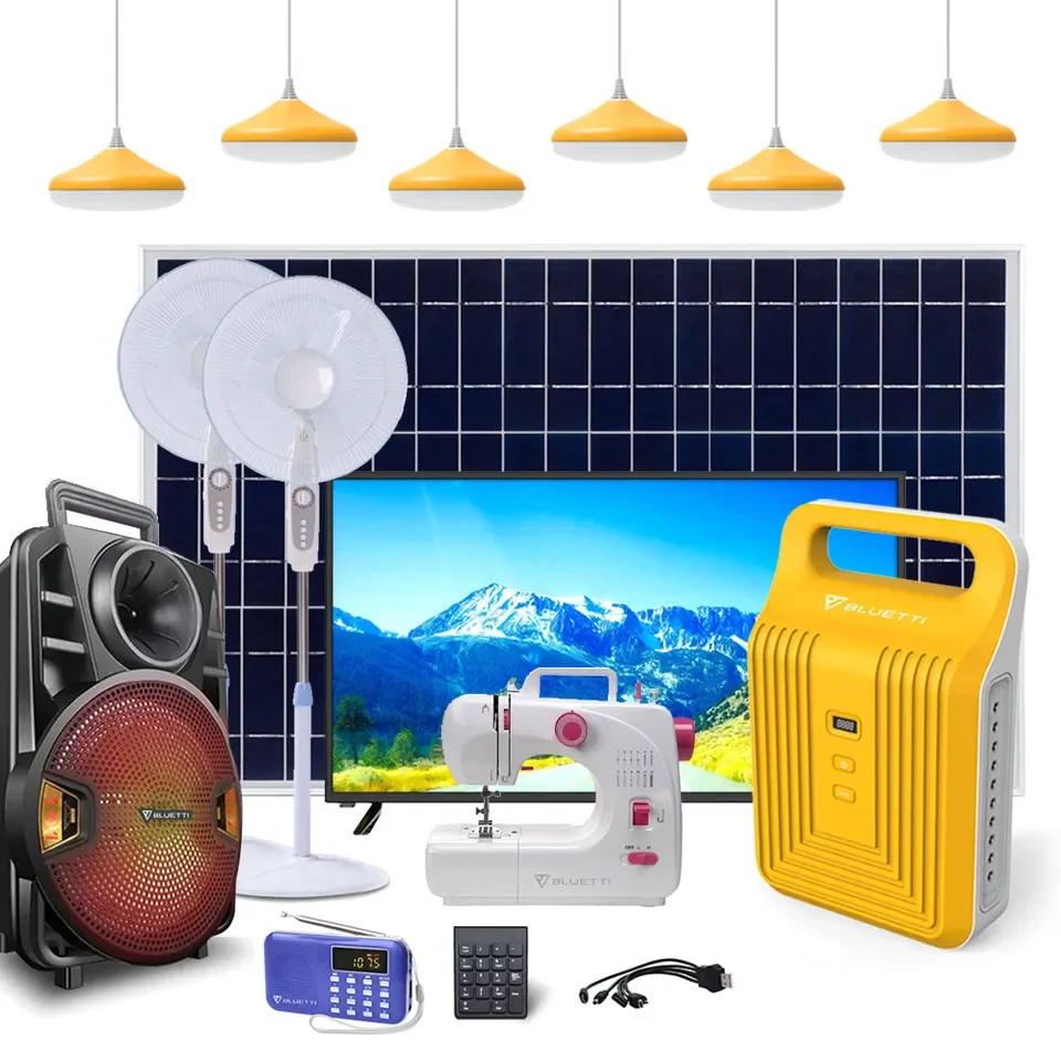 Bluetti home solar 12 В DC солнечная система домашнего освещения портативная батарея электростанции