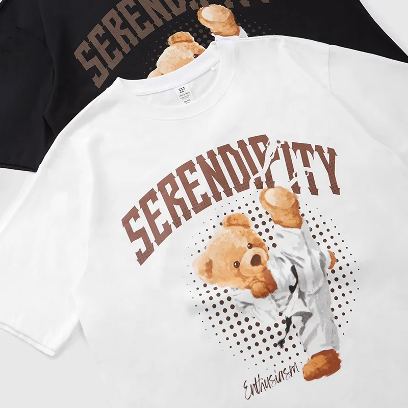 INFLATION 100 Cotton Couple Men High Quality Streetwear Mens Wholesale Custom OEM Oversize T-shirt