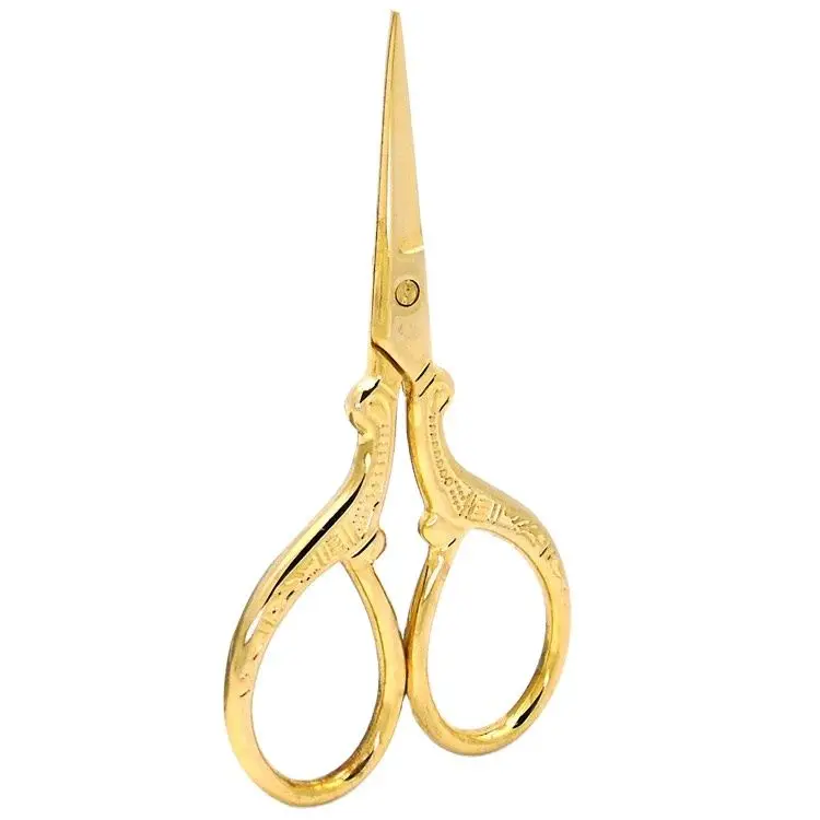 
Makeup Eyelash Scissors Beauty Scissors Stainless Steel Eyebrows Gold Multifunctional Scissors 