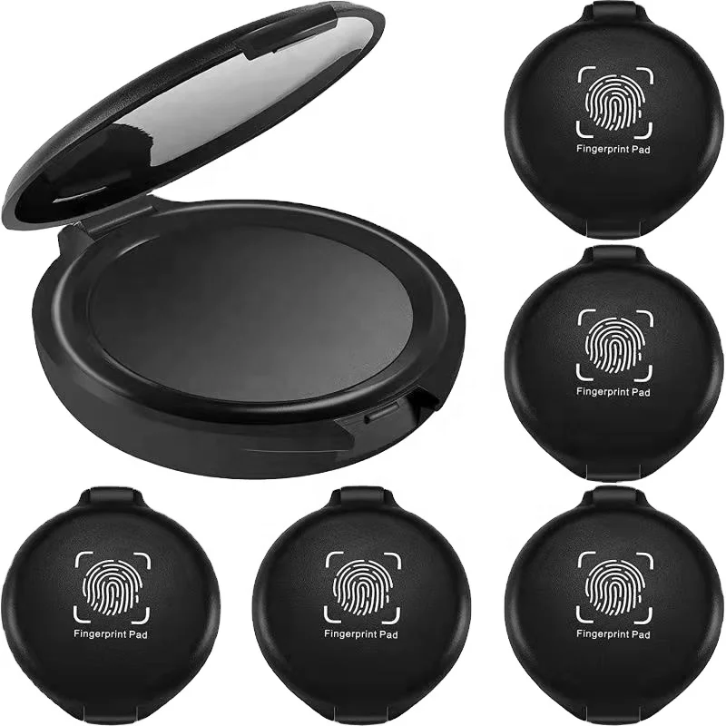 fingerprint inkpad  finger inkpad large Ink Paste fast dry ink pad blue and red ink paste used for seals