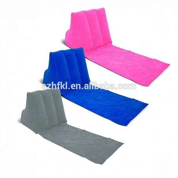 portable and comfortable inflatable wedge pillow with mattress