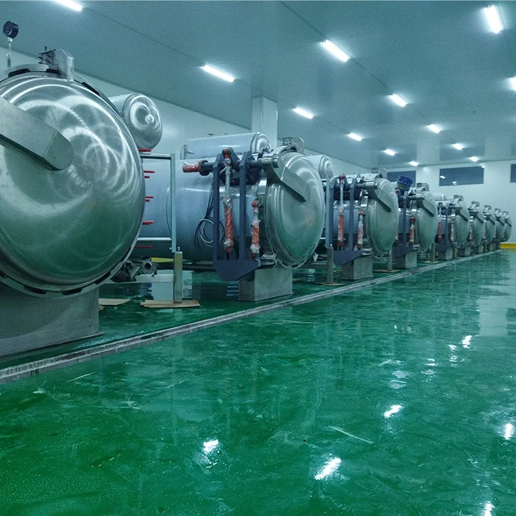 full-automatic steam water spray food sterilizer horizontal retort sumpot retort