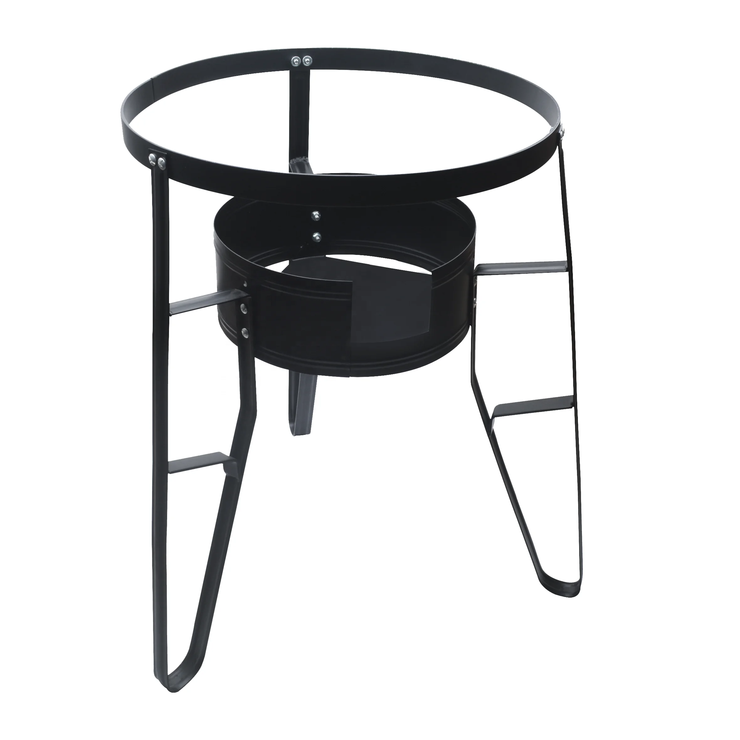 2023 Hot Selling 30 Inch Propane Single Burner Camping Cook Stand with Round Cover