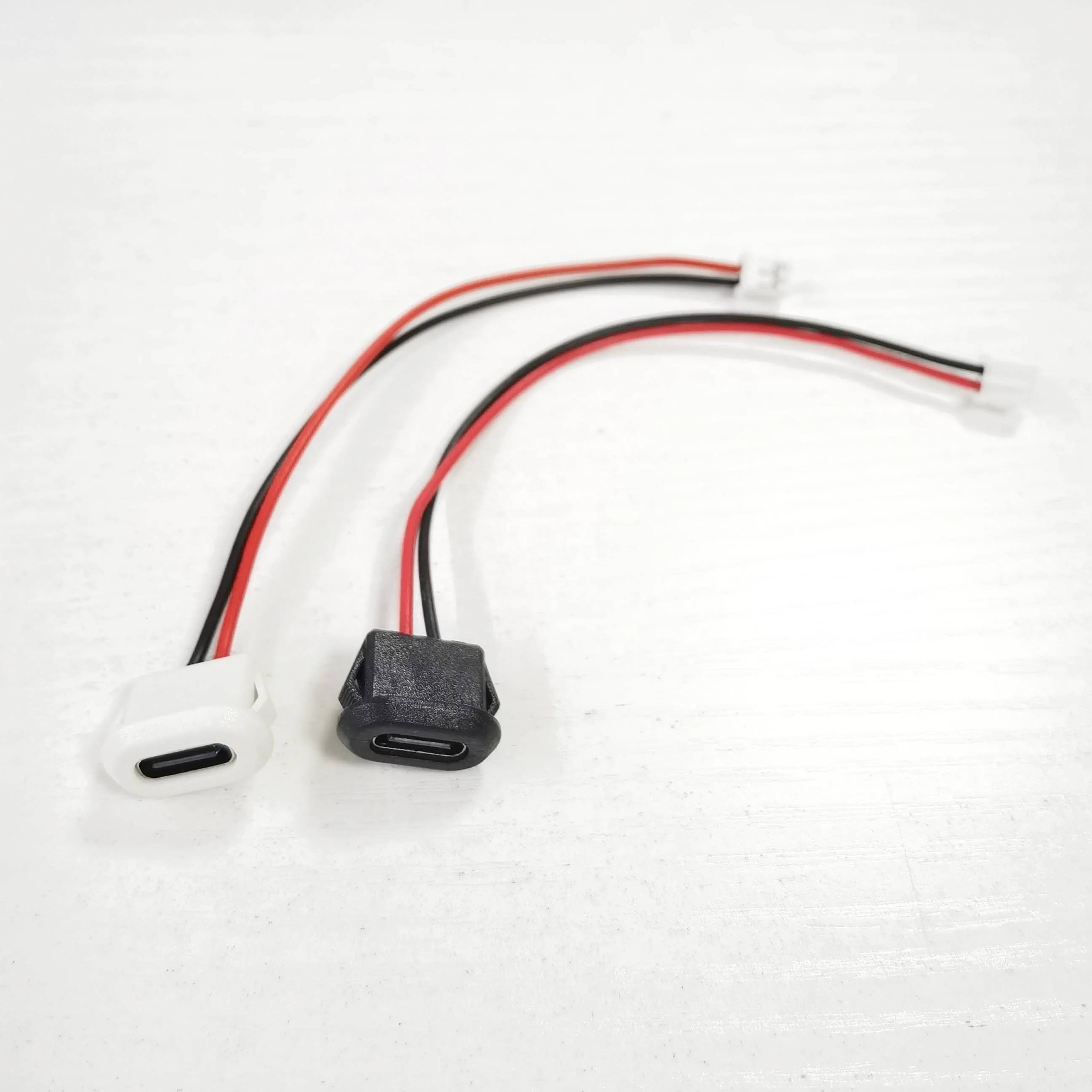 DIY USB-C Connector Type-C To 2P Direct Compression Female Base Waterproof USB Socket High Current Fast Charging Jack Port