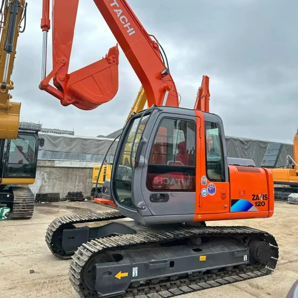 RuiLan Hitachi ZX120 ore trench excavation Excavators Earthmoving Hydraulic Crawler Used mini Excavator for Sale