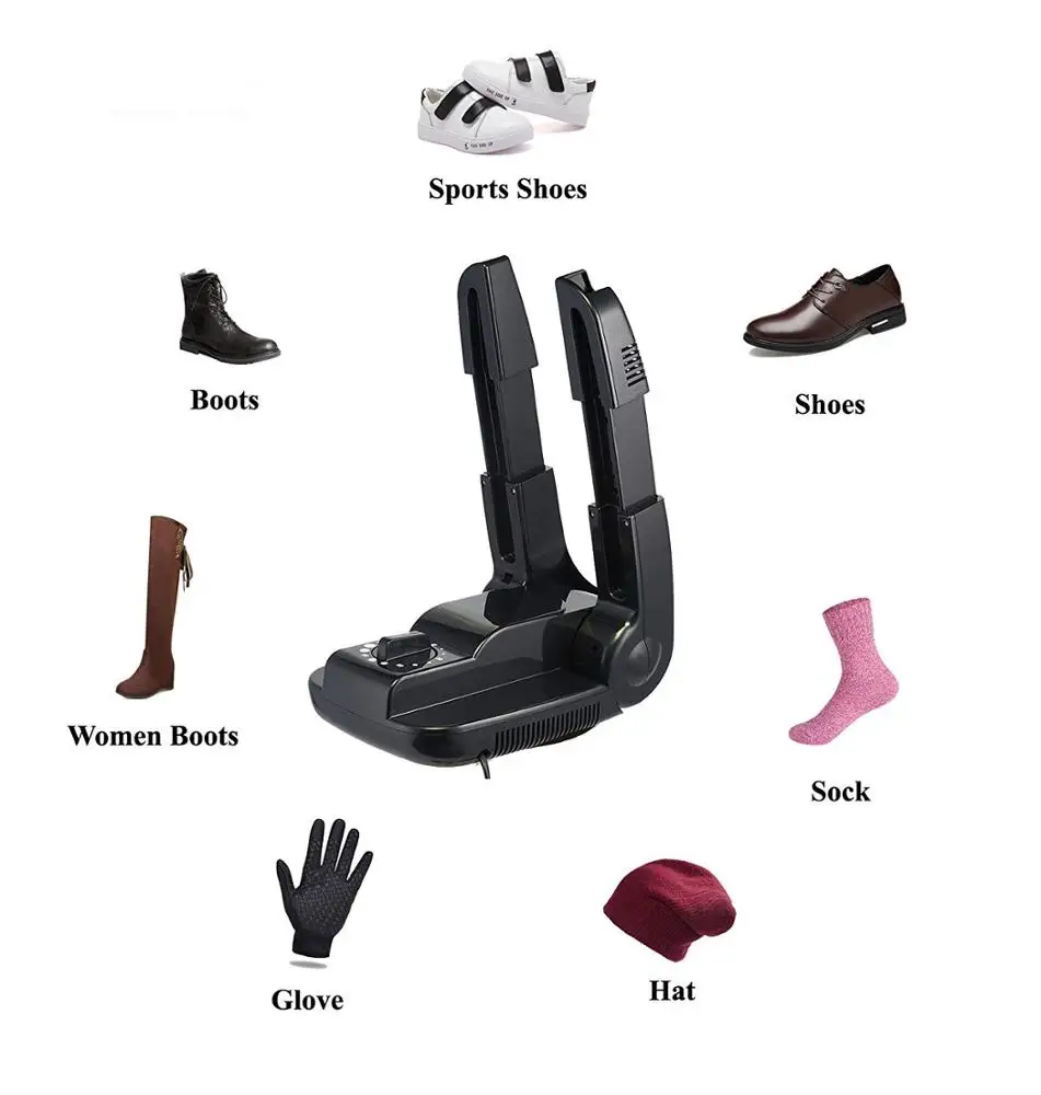 Electric Shoe Dryer Boot & Sneaker Dryer with 120 mins Timer
