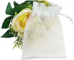 Multi-size Selection 7 * 9cm Christmas Gifts Candy Bags Custom Logo Jewelry Bags Organza Gift Bag