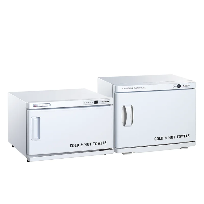 White, black Beauty salons, hair salons, spas 23 liters large capacity hot and cold cool  towel sterilization cabinet