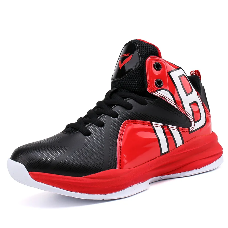 
High quality new styles children boys outdoor oem basketball sports shoes 