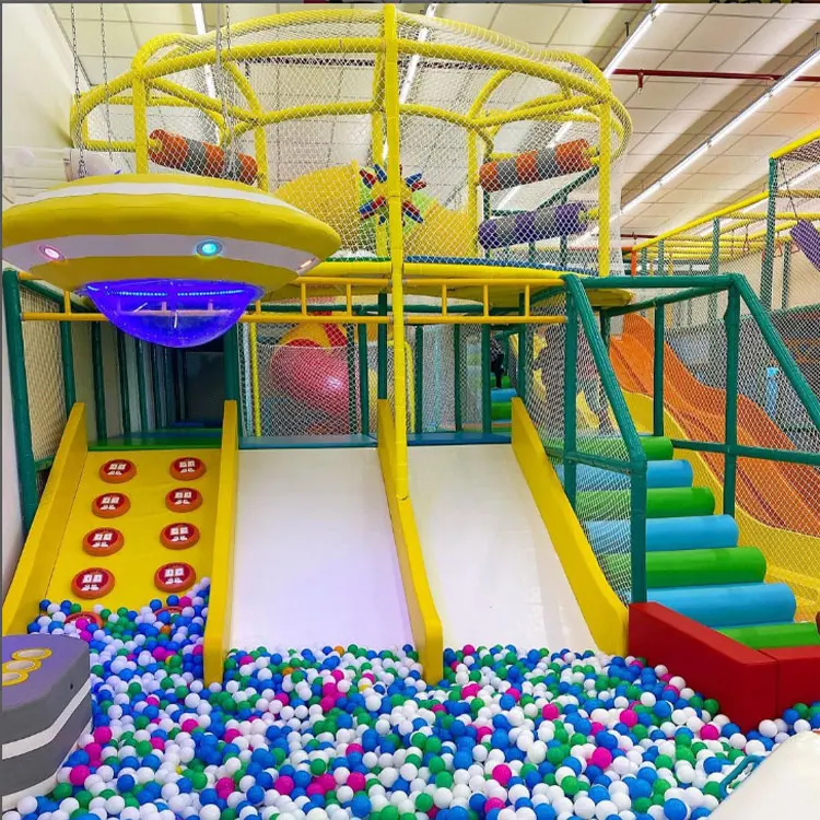 Children Indoor Amusement Park Playground Naughty Fort Indoor for Kids CE Customized Indoor Soft Play Indoor Slide 17 Years