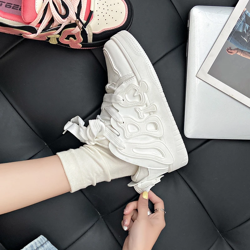 High Quality New Casual Sneakers Flat Running Shoes for Women Fashion Breathable Sport Shoes for Girls