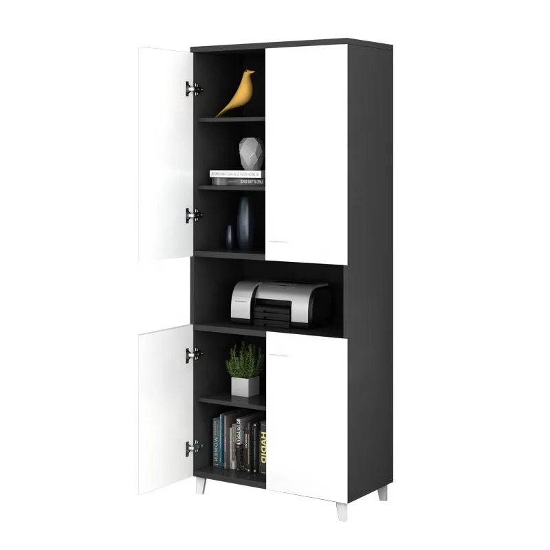 White Customized Office Movable office file cabinet drawer funiture metal file cabinets office