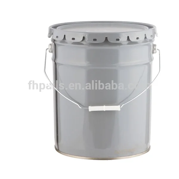 
wholesale 18L tin steel bucket /pail used for Metal primer Paint/oil /chemical/solvent 