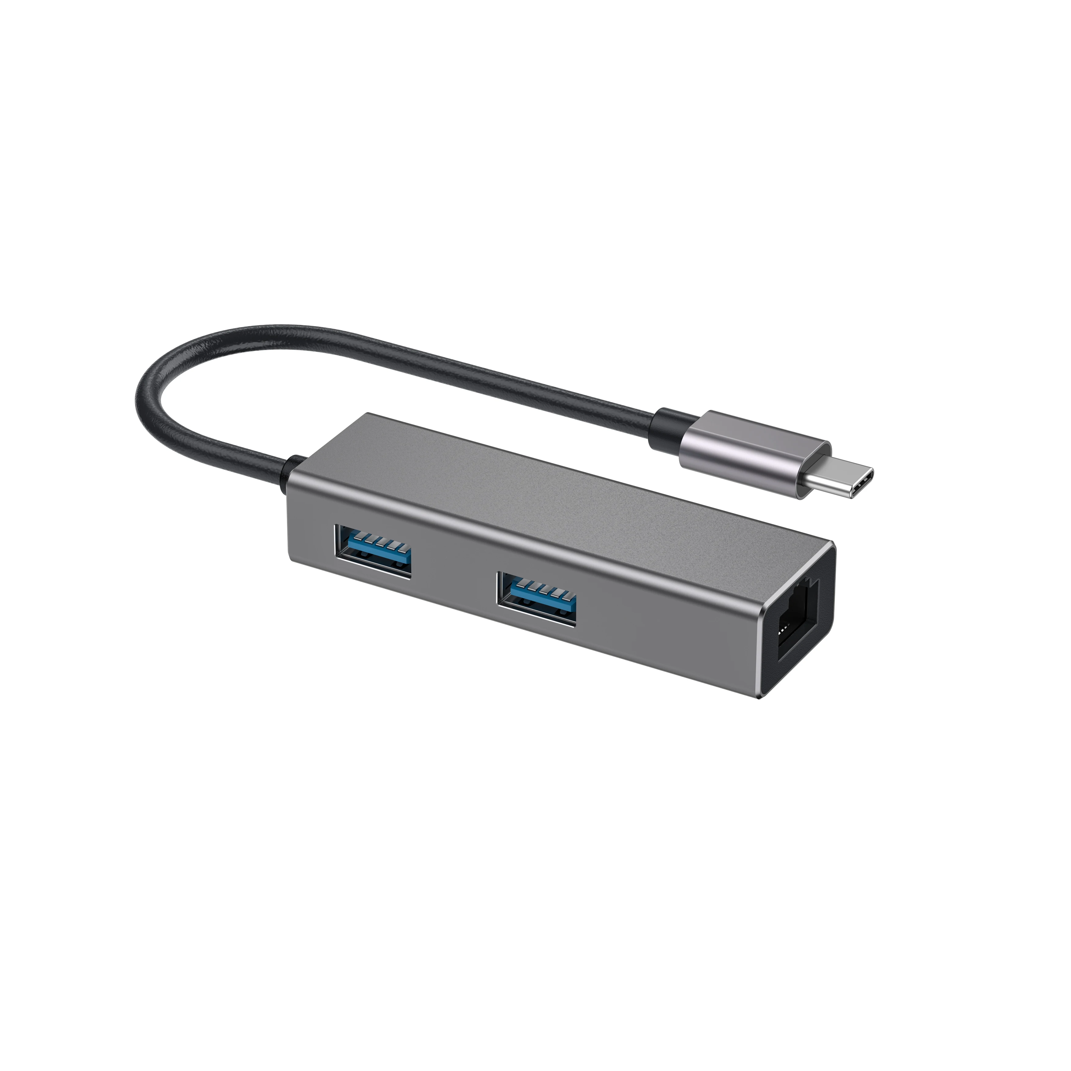 USB C Ethernet USB 3,0 2,0 к RJ45 Hub 10/100/1000 Мбит/с Ethernet адаптер Сетевая карта USB Lan