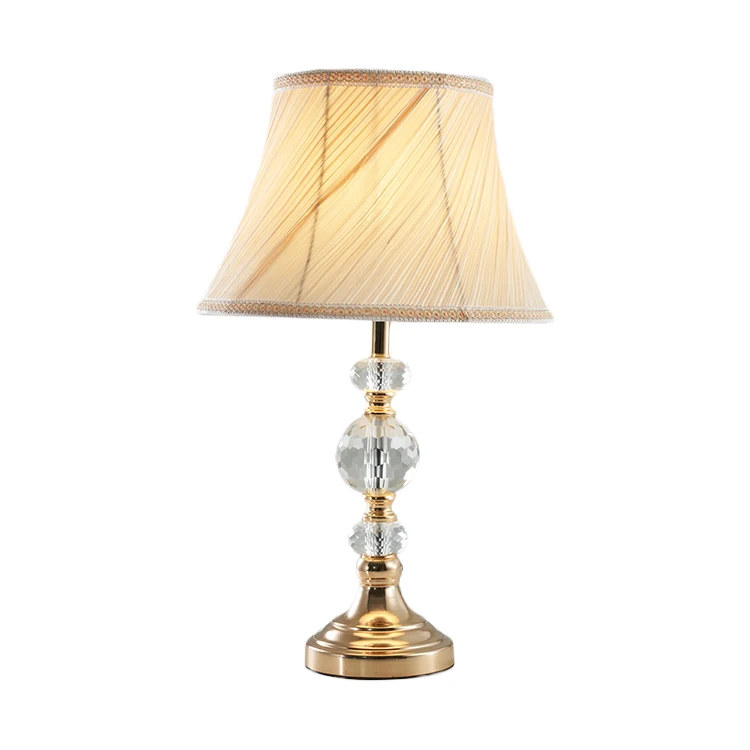 
Oem Custom Cream Color Home Electric 110-240v Table Crystal Lamp Sublimation 