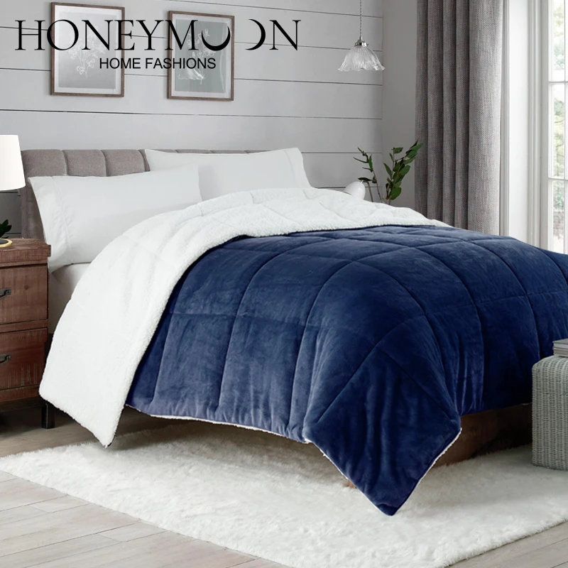 Factory Supply 100% cotton fabric filling soft and warm duvet quilt comforter