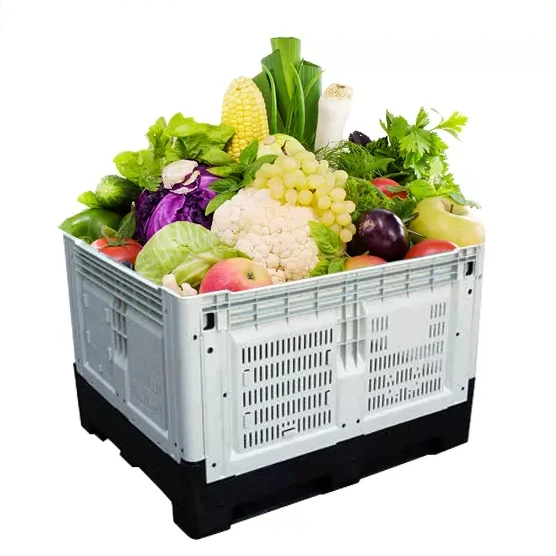 Большая Твердая Штабелируемая коробка для хранения для поддонов, пластиковый контейнер для поддонов, коробка