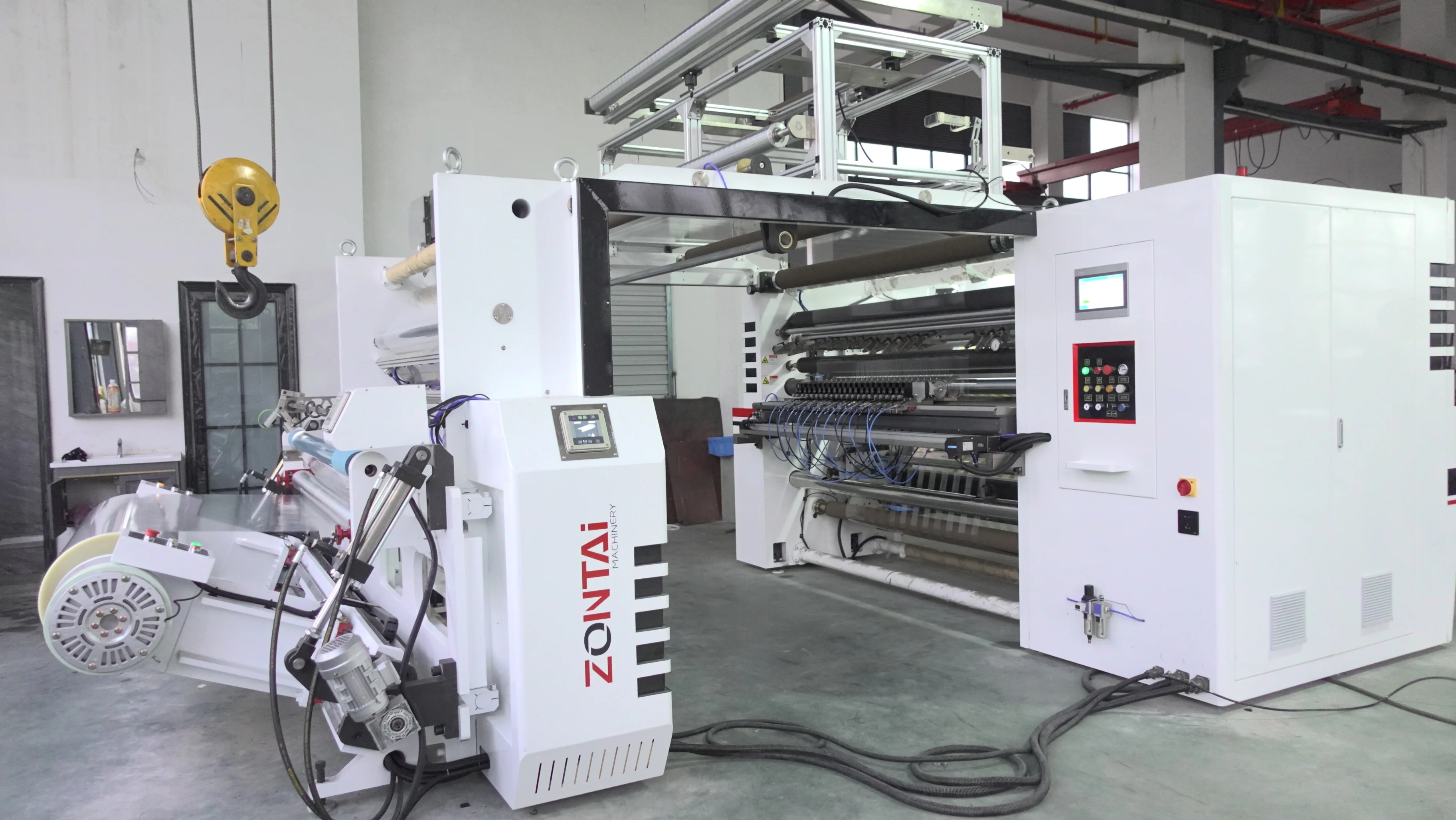 High speed BOPP adhesive tape slitting machine