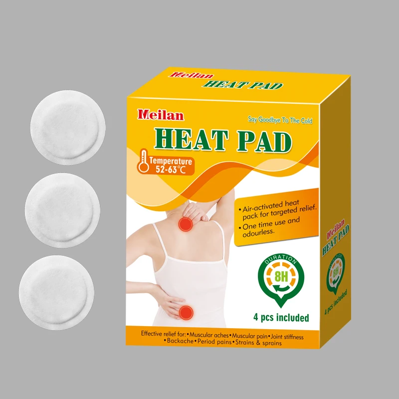 Self Heating Relieve Menstrual Pain Medical Menthol Pain Relief Menstrual Heating Mini Round Patch