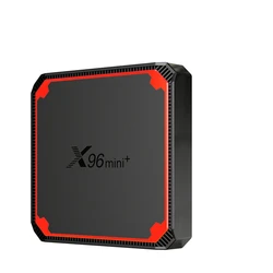 New Amlogic S905W4 TV Box X96 Mini Plus 1G 2G RAM Quad Corea Dual Band 5.8G WiFi 4K Android 9.0 Smart TV Set Top Box X96 Mini +