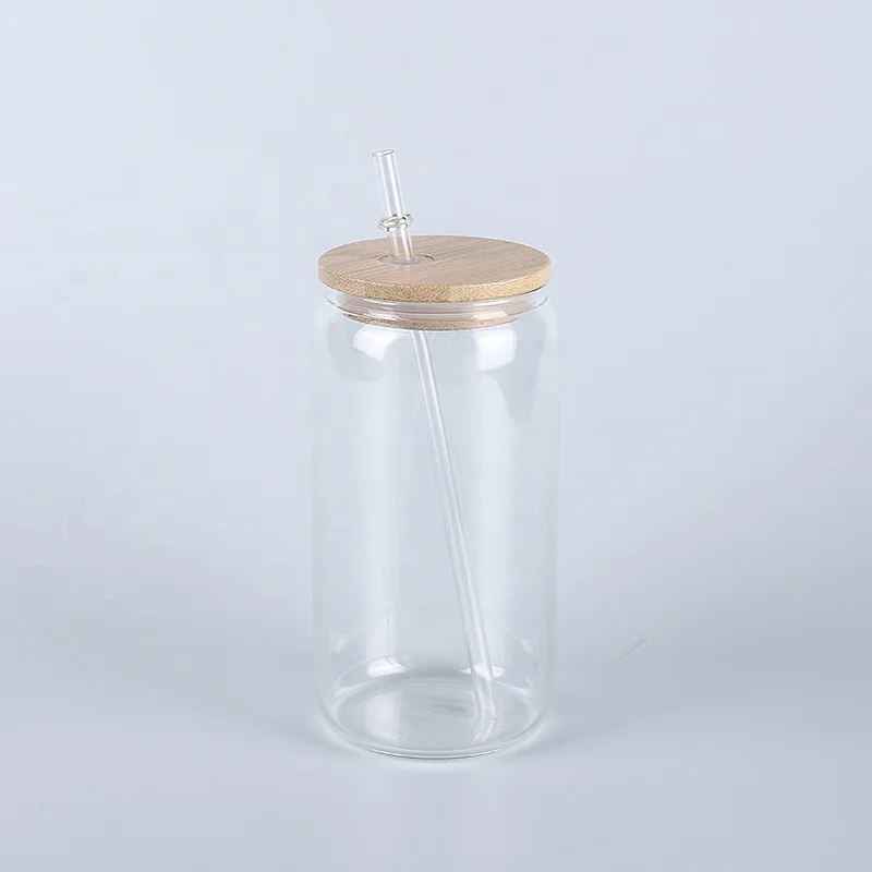 Sublimation blank coke glasses mug tumbler cola bottle soda shape 16oz beer  glass can
