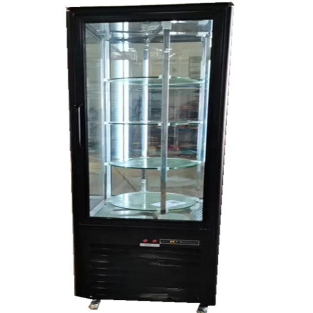sliding Door Upright Cake Display Fridge Refrigerator Cabinet Chiller Cake Freezer Vertical Pastry Cooler Showcase