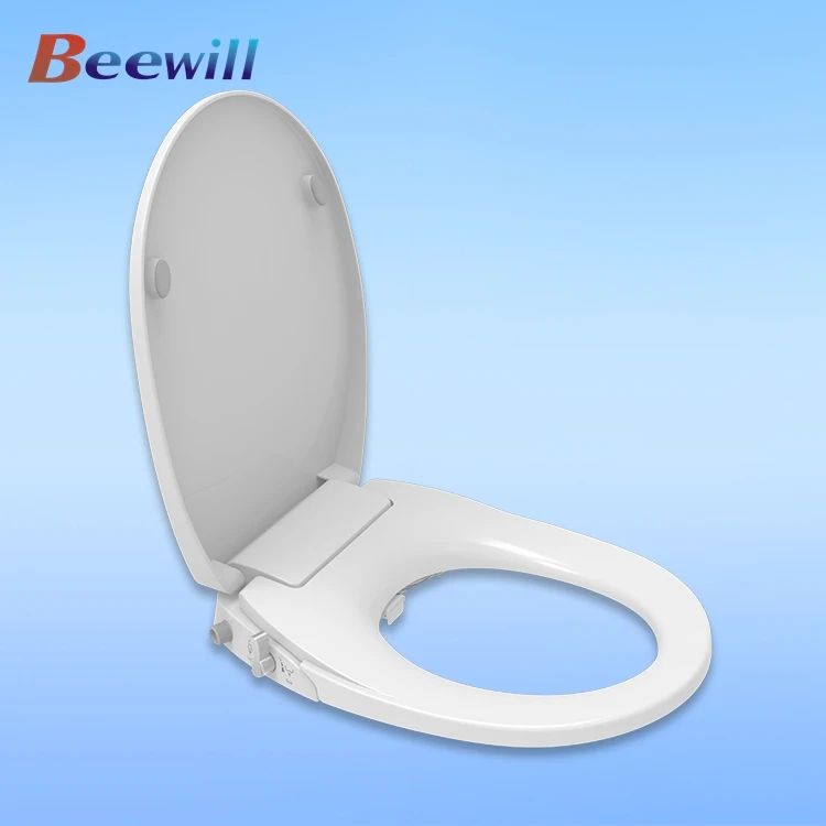 Bathroom Manufacturer O Shape Toilet Seat Lid Hot and Cold Water PP Material Toilet Seat Bidet