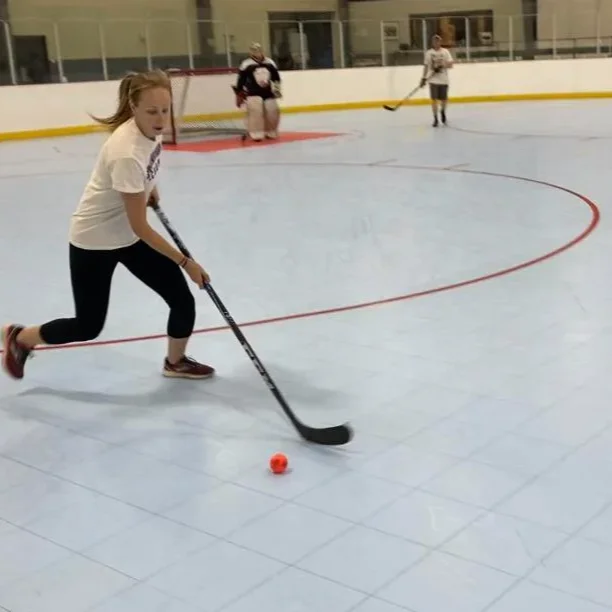 Wanhe top quality free samples provided 1feetx1feet PP  indoor dryland portable field inline hockey floor