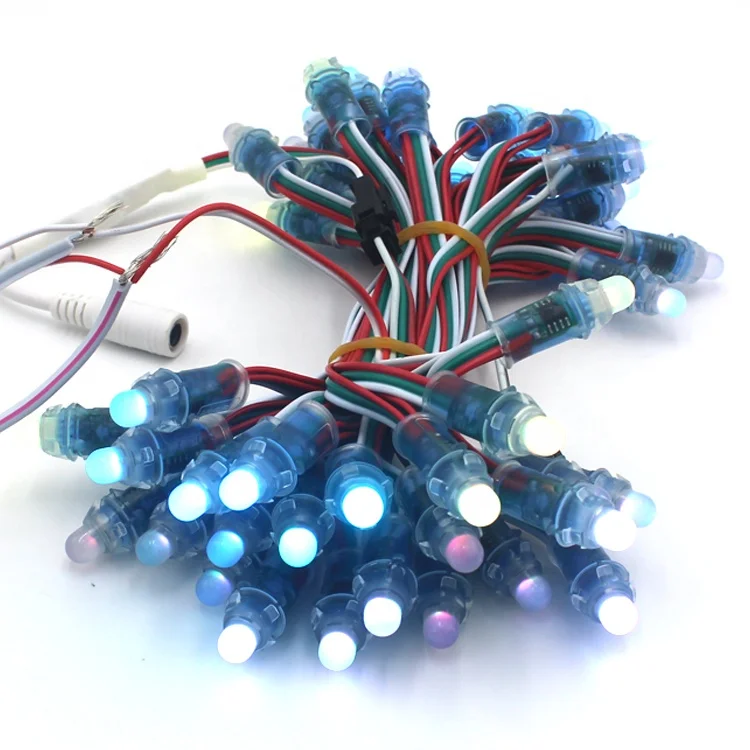 DC5V 12V Waterproof full color WS2811 12mm IP68 Bullet LED PIXEL Light For christmas Decoration