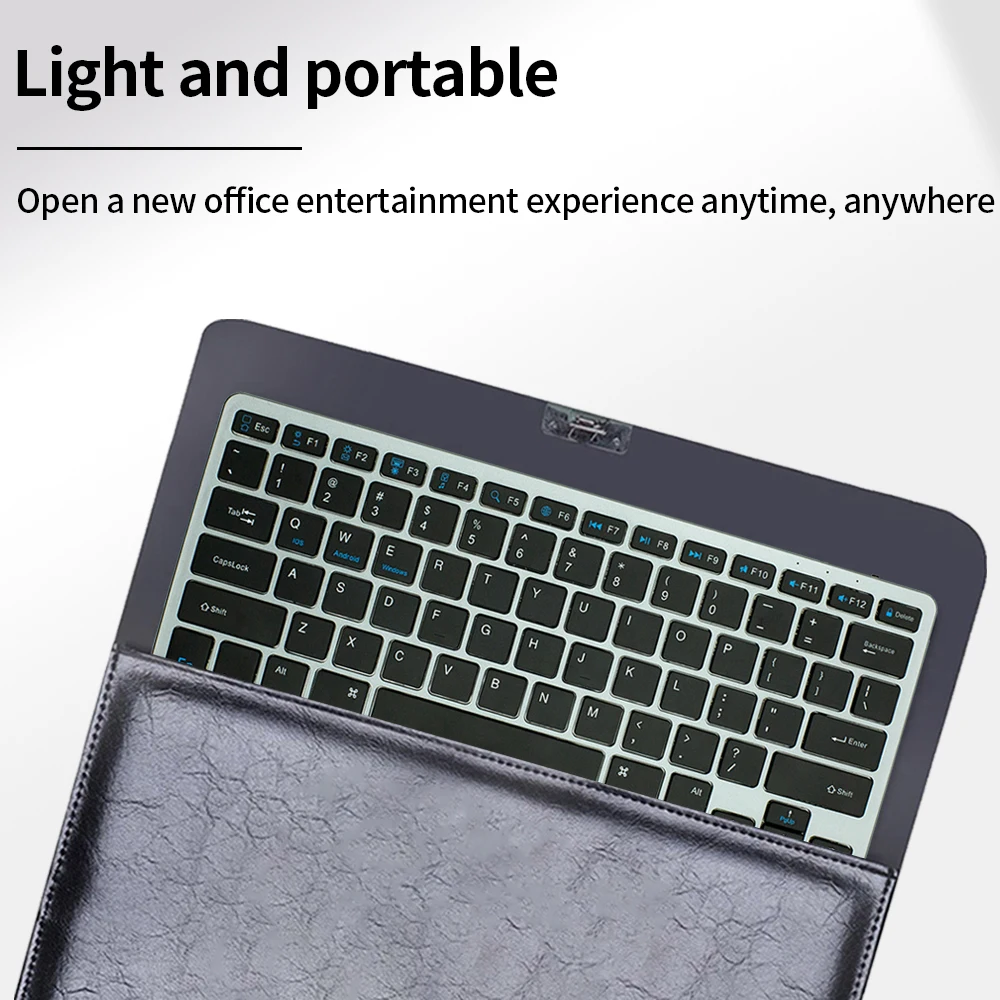 SAMA  ABS Black Color Keyboard OEM Computer Accessories Optical Sensor Wireless Keyboard for IOS, Android, Windows Systems