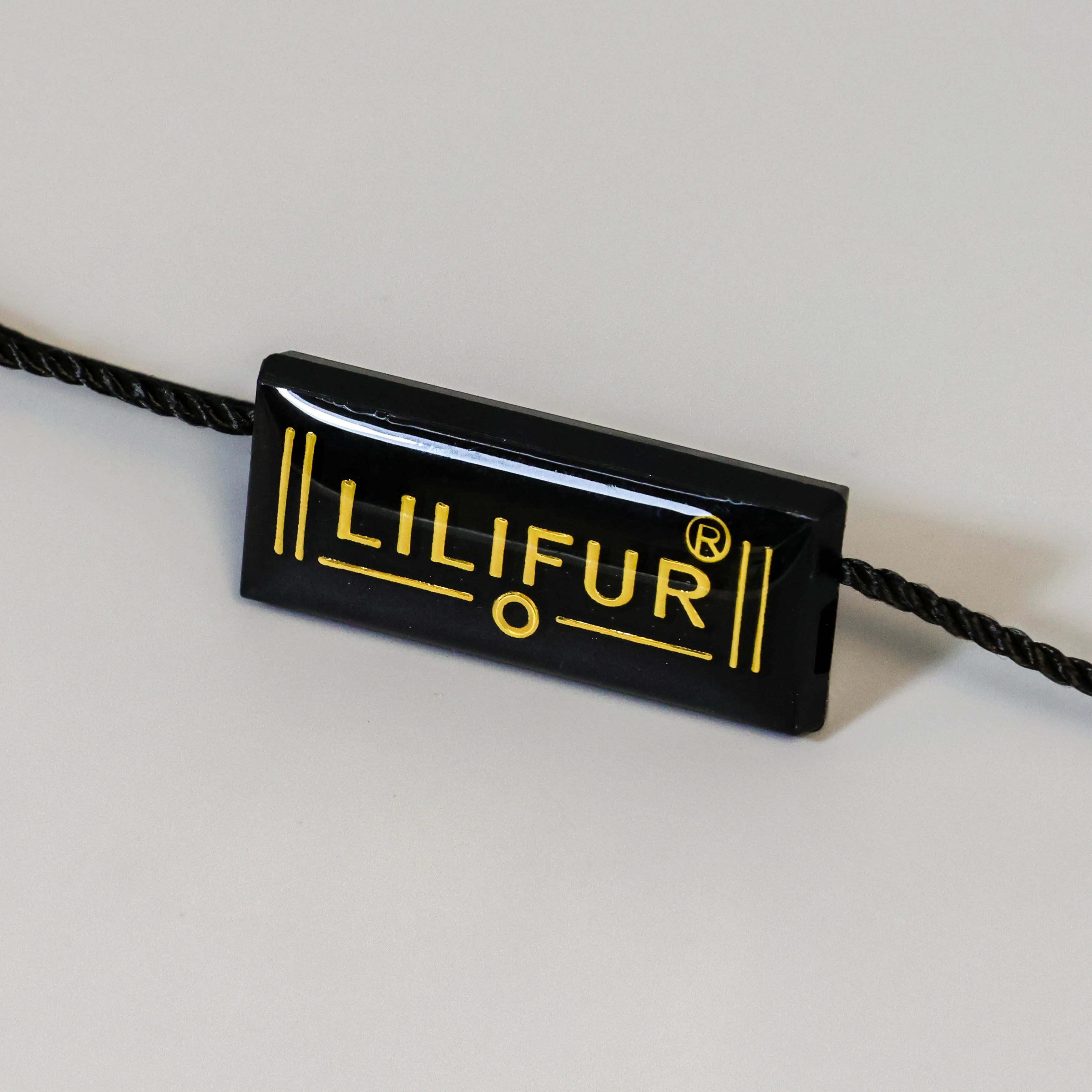 Custom logo patterns texts Exquisite glue tag rope varieties of technologies clothing hangtag Polyester slings Wax Rope Ribbon