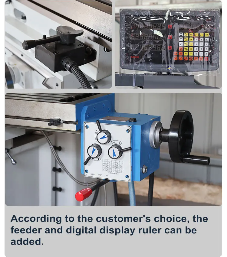 New Design Light Type Universal Vertical Milling Machine High Precision ZX6350C