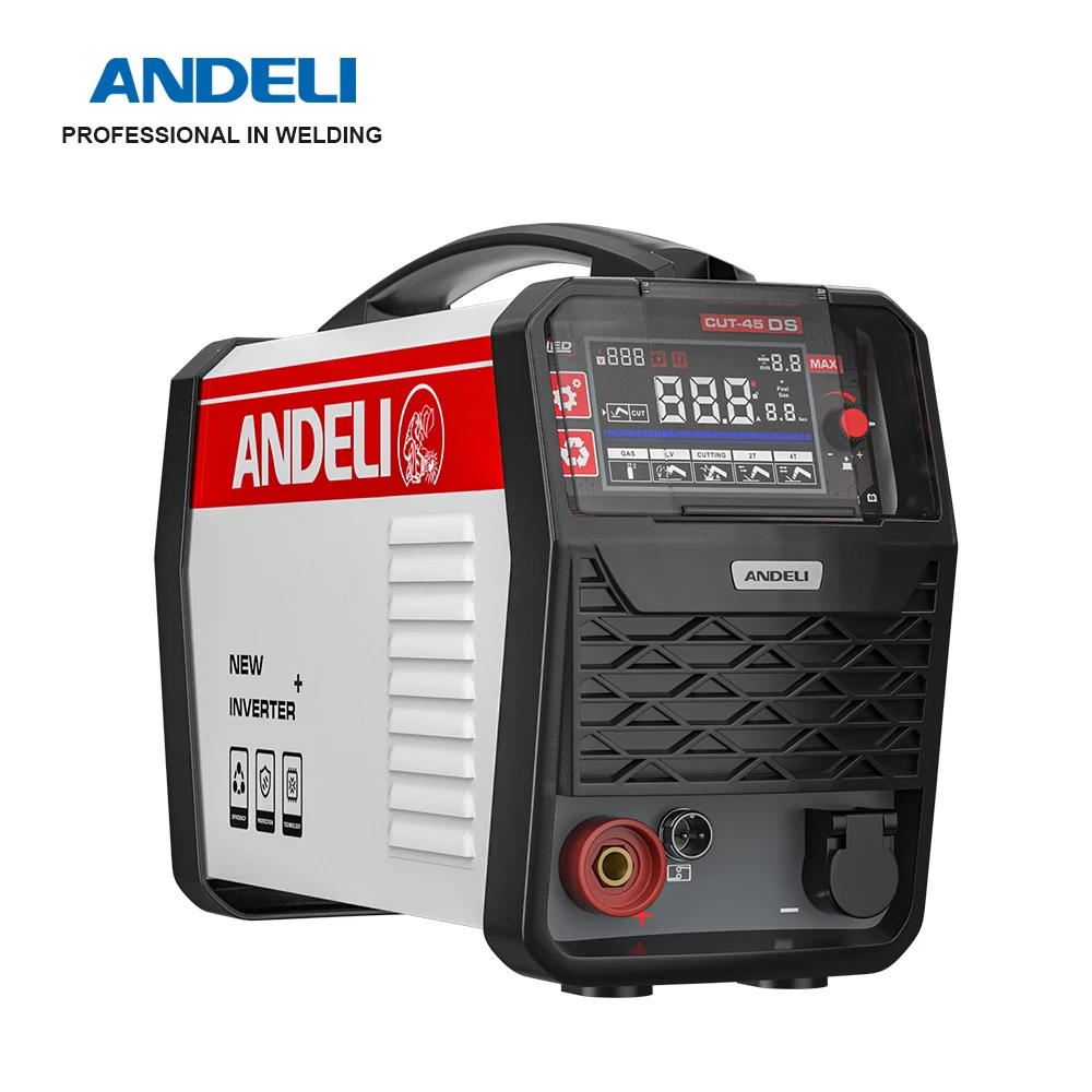 ANDELI  2024 New Arrival 110V/220V LED   CUT45D HF CUT 15MM Plasma cutter machine