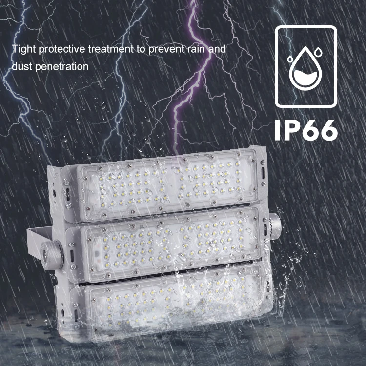 Youbeisite High Brightness IP66 Waterproof Aluminum 50 100 150 200 250 300 400 500 W LED Flood Light