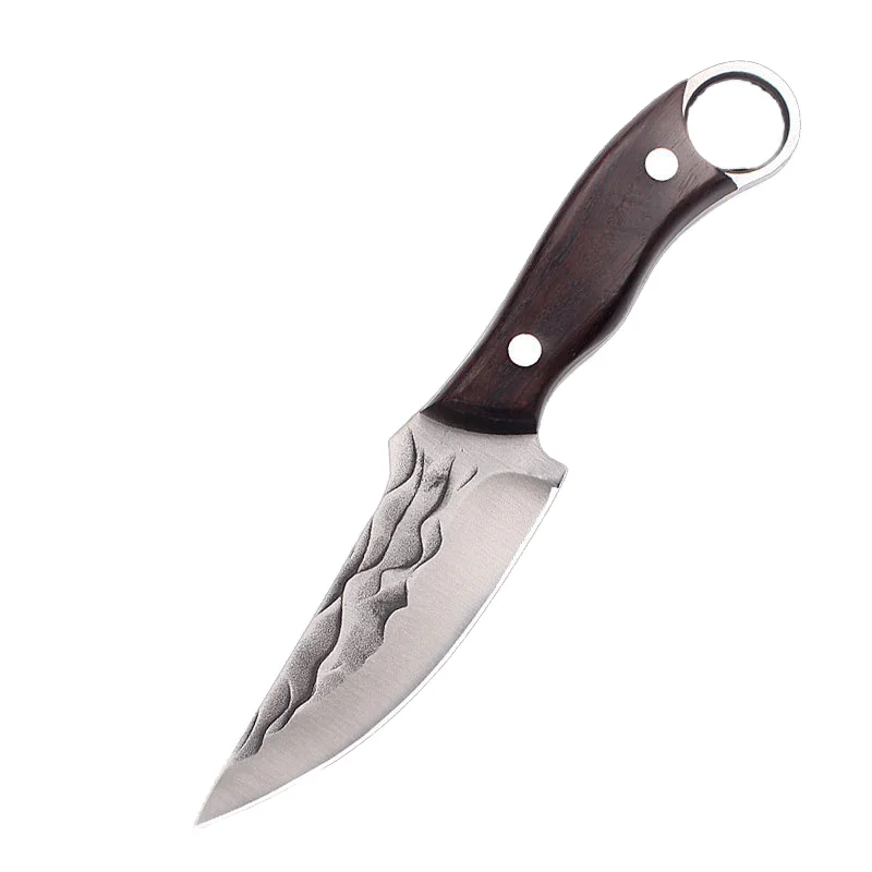 Hand Forged Knife Stainless Steel Boning Butcher Knife Meat Cleaver Household Outdoor Camping Butcher Knife