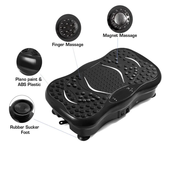 Тренажер для фитнеса, тонкая вибрационная машина, тренажер, платформа, формирователь тела с эспандерами