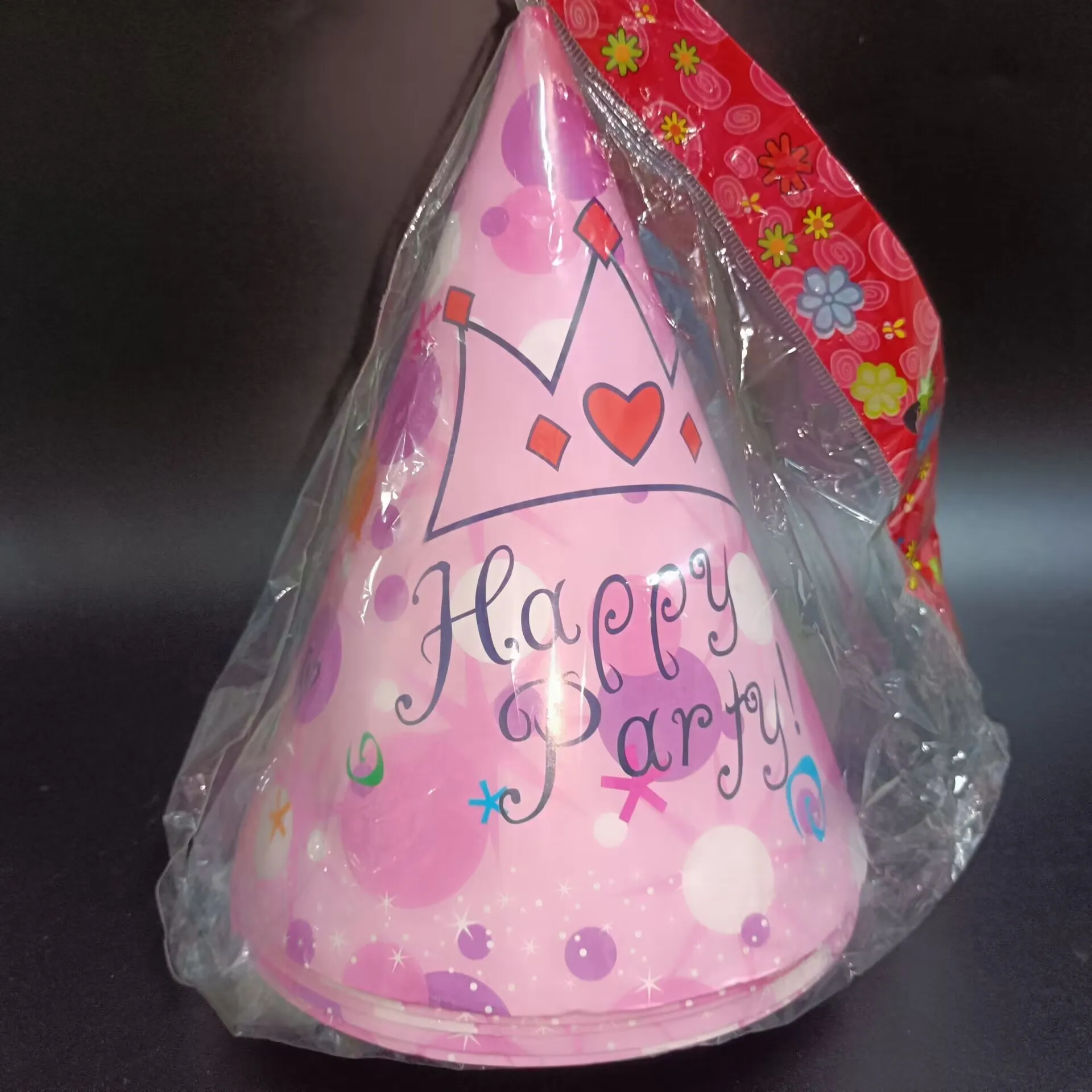 SP2376 Custom Design Party Paper Cups Birthday Paper Hats Themed Party Paper Hat