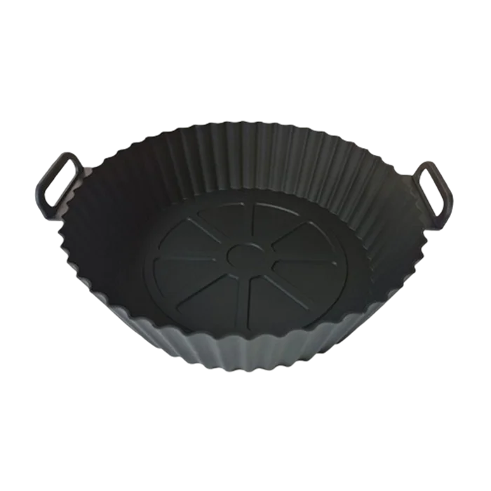 Hot selling air fryer silicone baking tray reusable BPA free food grade air fryer silicone inner lining heat-resistant baking tr