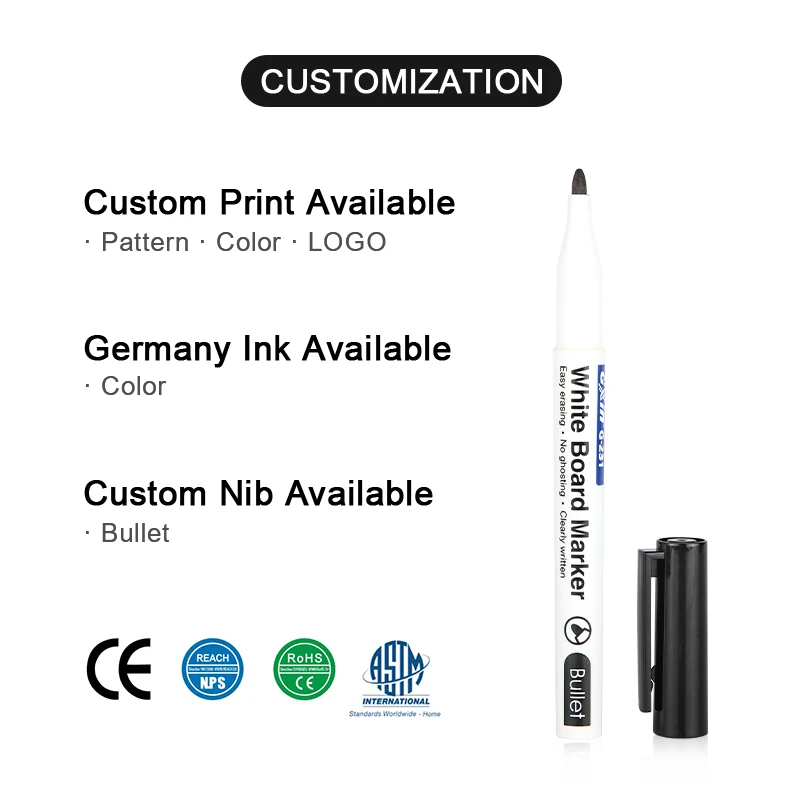 GXIN G-231 multicolor dry erase markers high quality school office whiteboard marker factory price white board marker pen
