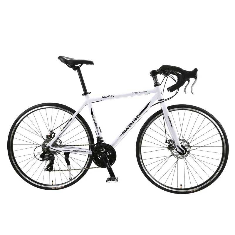 Белый велосипедный дорожный велосипед 700C trek madone slr 9 двойной дисковый тормоз гоночный шоссейный спортивный автомобиль 21 скоростной